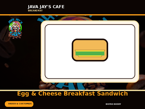 Egg & Cheese Breakfast Sandwich