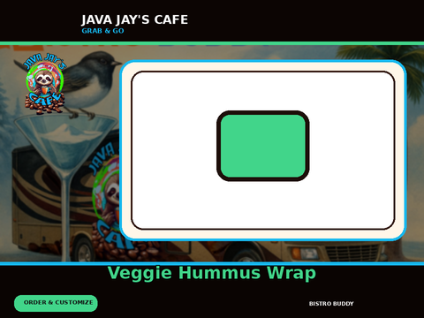 Veggie Hummus Wrap