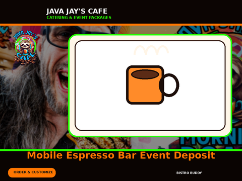 Mobile Espresso Bar Event Deposit