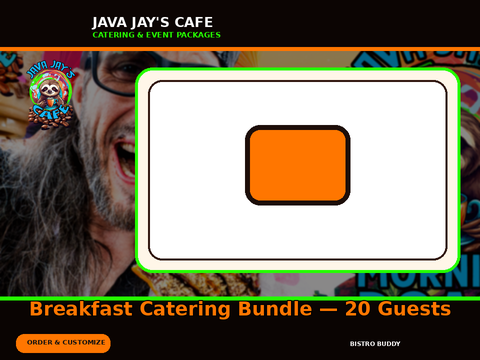 Breakfast Catering Bundle — 20 Guests