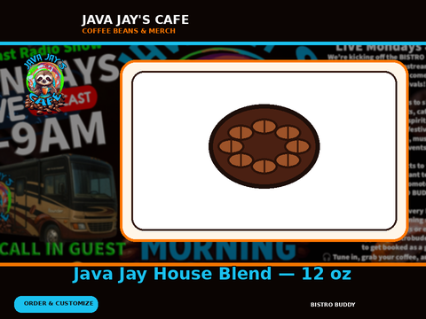Java Jay House Blend — 12 oz