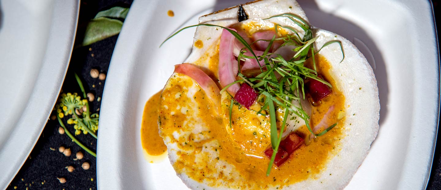 Visitors enjoying gourmet food and fine wines at Sun Wine & Food Fest 2024 in Uncasville, CT, featuring celebrity chefs, wine tastings, and culinary demonstrations.