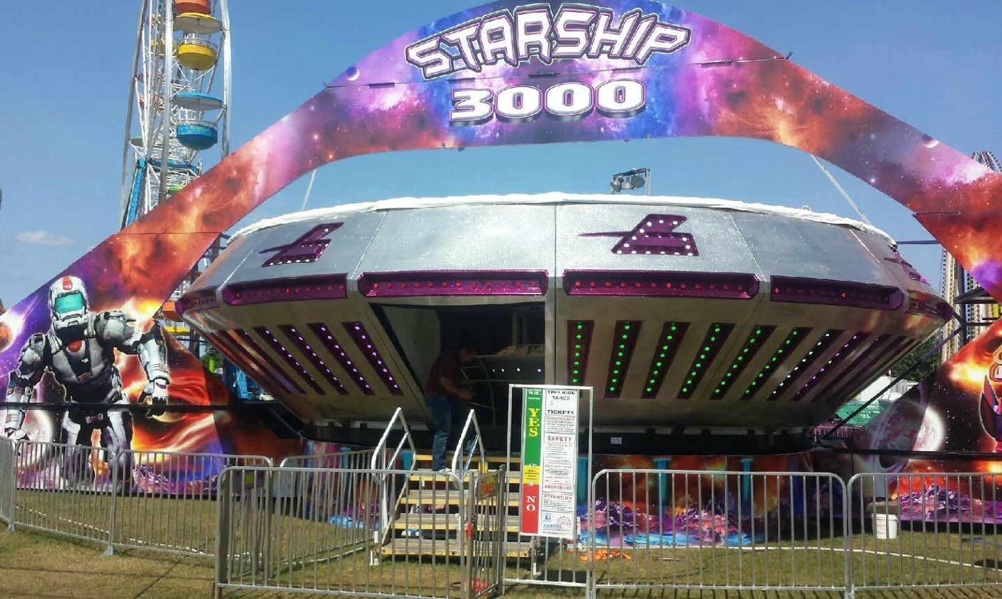 Starship 3000 pic1 Wapping Fair Back in Action! - BISTRO BUDDY | Food & Drink Community Network  Join the Wapping Fair in South Windsor, CT, from September 5-8, 2024, for rides, crafts, shows, and more. Discover a community tradition reborn!