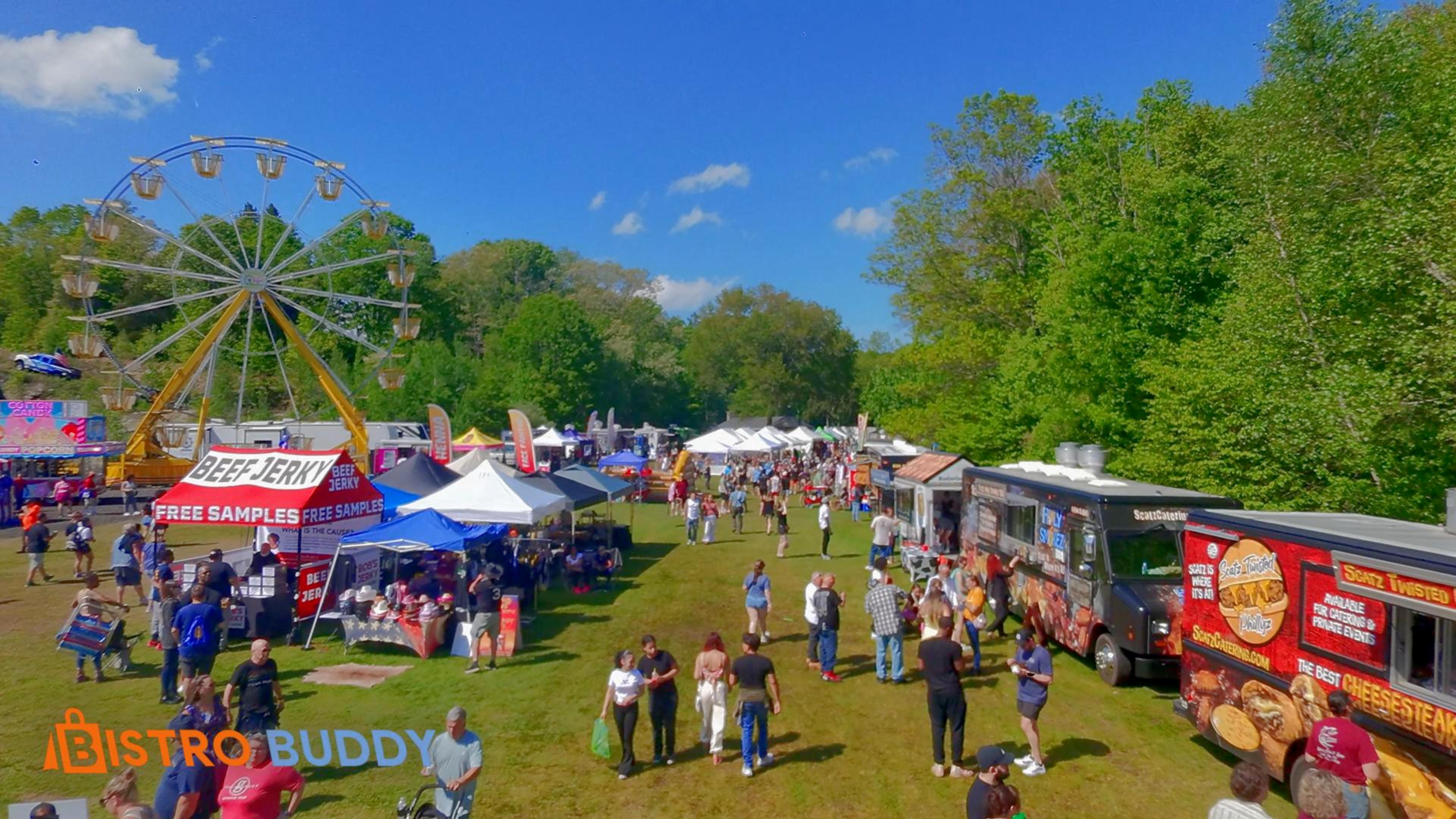 Food Truck Battles Festival Draws Huge Crowd Saturday Clear Skies Ahead for Sunday Fun Video