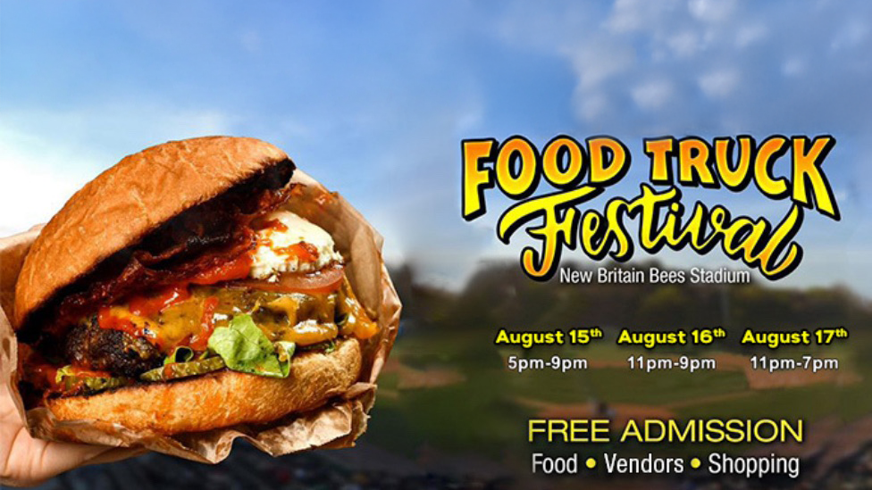 Join us for the New Britain Food Truck Festival from Aug 15–17, 2025, at New Britain Bees Stadium. Enjoy over 30 food trucks, games, shopping, and live entertainment. Free admission and parking!