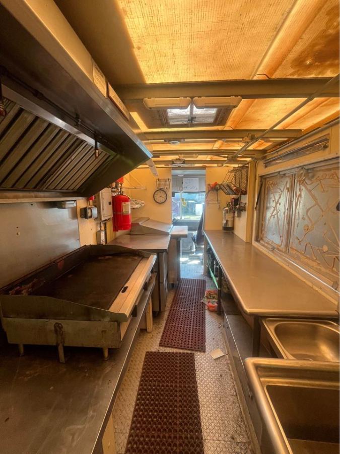 Selling a 1998 Chevrolet P30 Food Truck in Newport, RI for $25,000. Fully equipped with a 36’’ flattop grill, sandwich prep table, 3-bay sink, water heater, and more. Great running condition. 1998 Chevrolet P30 Food Truck, buy food truck, used food truck 