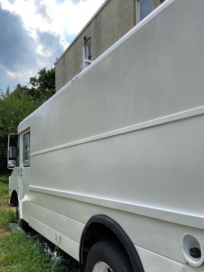 1991 GMC Value Van 35 (Step Van) for sale in Jersey City, NJ. 50,000 original miles, excellent condition, new brakes, steering, and clean title. Perfect for food truck or business conversion – $6,750