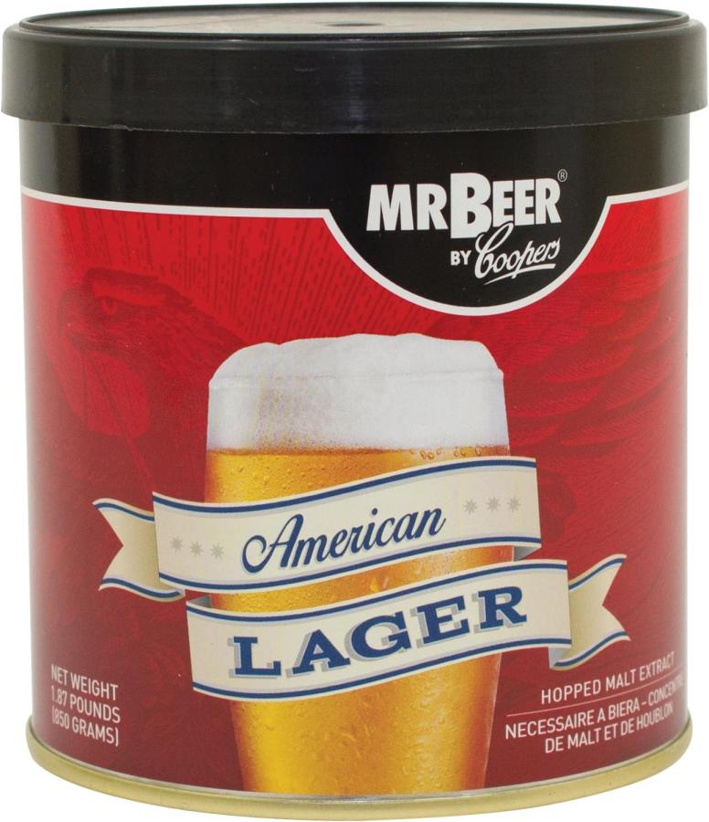 Brew your own crisp, refreshing lager with the Mr. Beer American Lager Beer Refill Kit. This 2-gallon kit includes brewing extract and yeast for a smooth, golden lager. homebrewing refill, Mr. Beer, American Lager, 2-gallon brewing refill, lager brewing k